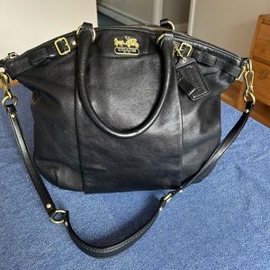Coach Madison Lindsey Satchel black style 13641